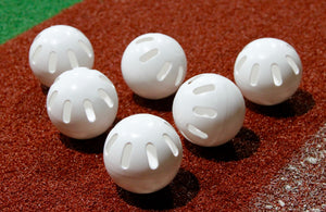6 Wiffle® Balls (Baseball Size)